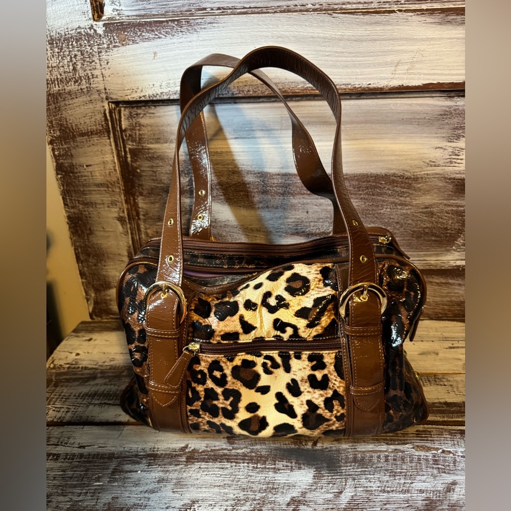 Hot in Hollywood Leopard Print Shoulder Bag